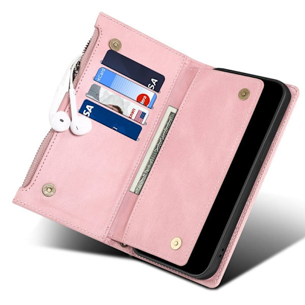 ESEBLE Star Series Google Pixel 9 Plånboksfodral Konstläder - Roséguld