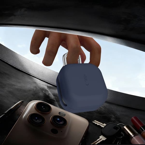 Tech-Protect Skal För Galaxy Buds 4/4 Pro Silikon Hook - Dusty Rosa Rosa