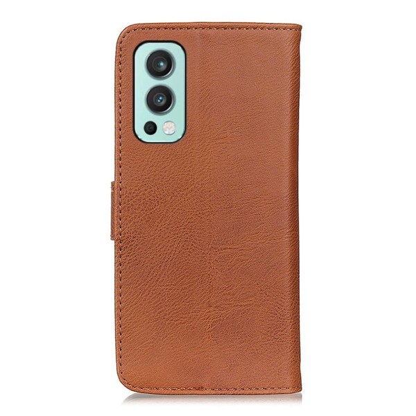 KHAZNEH lompakkokotelo OnePlus Nord 2 5G - ruskea Brown