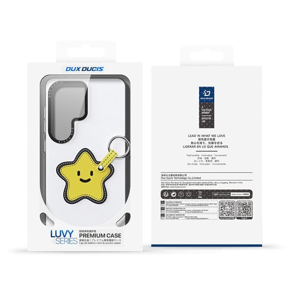 DUX DUCIS Mobilskal till Galaxy S26 Ultra Ringhållare/Handledsrem Luvy Series Vit