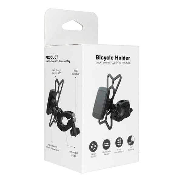 Magnetisk Cykelholder Til Styret Premium M4S-MB3 - Sort Black
