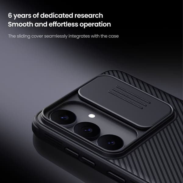 NILLKIN Camshield Pro Mobilskal till Samsung Galaxy S25 FE Svart