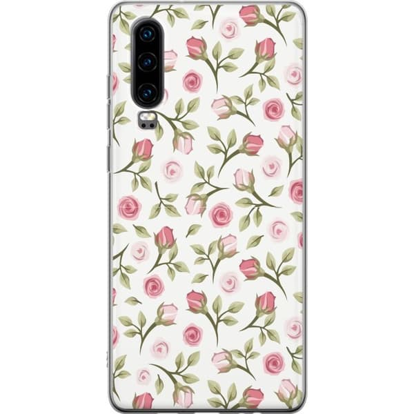 Mobilcover til Huawei P30 med Blomstret