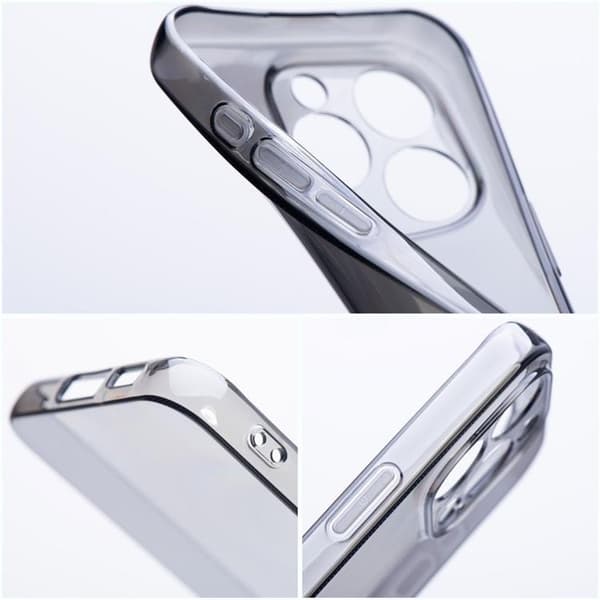 Galaxy A35 5G Mobilskal Premium 1,5mm - Sort/Transparent Transparent