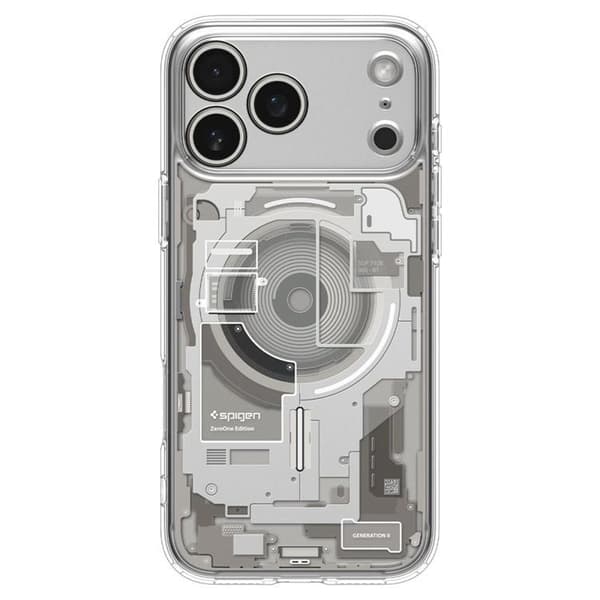 Spigen Mobilskal För iPhone 18 Pro/17 Pro Magsafe Ultra Hybrid Zero One - Titan