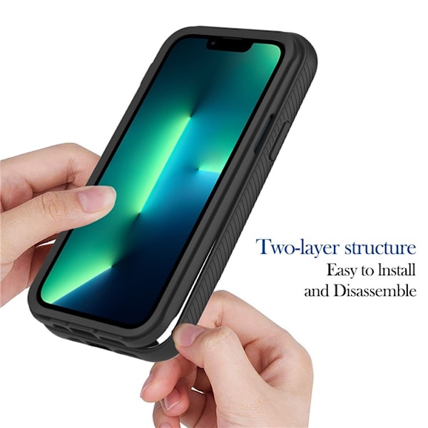 iPhone 15 Pro Mobilskal YB PC Anti-Drop - Svart Svart