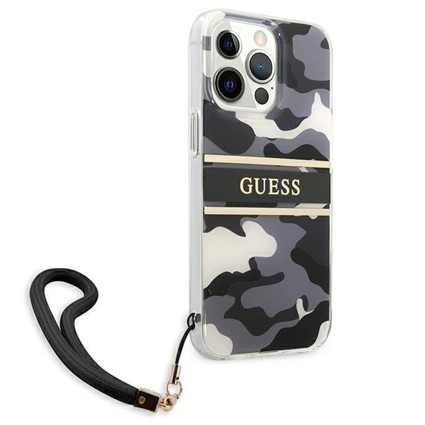 Guess Camo Strap Collection Skal iPhone 13 Pro / 13 - Svart Svart