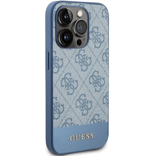 Guess Mobilskal till iPhone 15 Pro Stripe Collection - Blå Blå