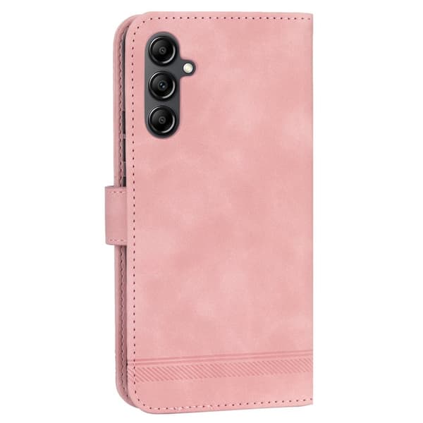 DIERFENG DF-03 Plånboksfodral i Konstläder för Samsung Galaxy A34 - Rosa