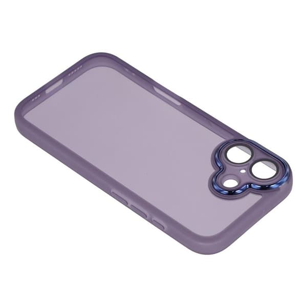 Mobilskal till iPhone 17 Electroplated Kameraram - Lila Lila