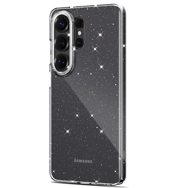Tech-Protect Telefontaske Til Galaxy S26 Ultra Flexair - Glitter Transparent