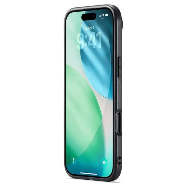 DG.MING Mobilskal till iPhone Air PU Läder Hybrid - Brun