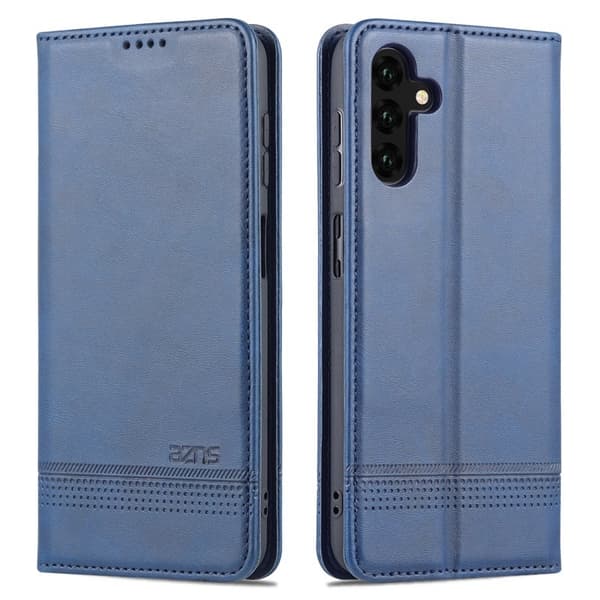 AZNS Samsung Galaxy A13 Plånboksfodral i Konstläder - Blå