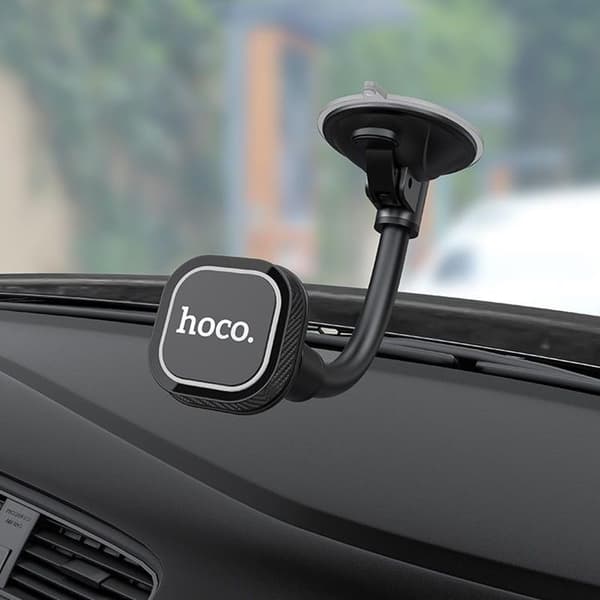 Hoco Magnetisk Bilhållare för Vindruta/Mittkonsol CA55 - Svart Black