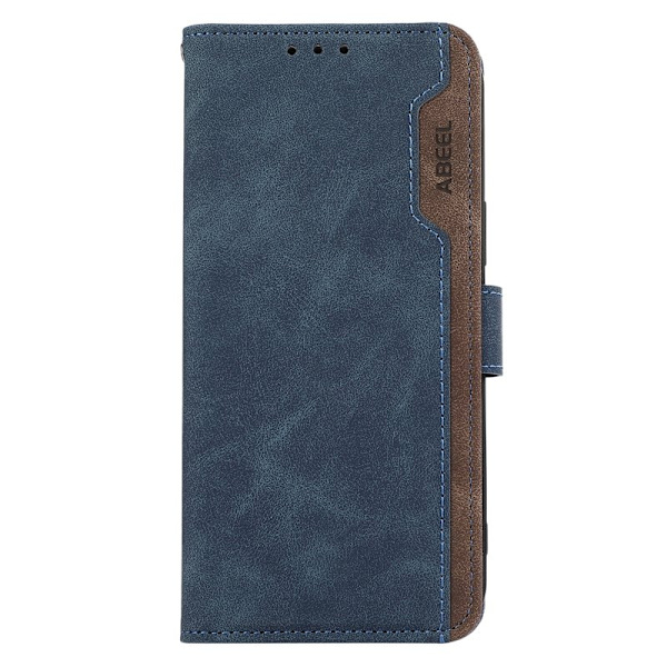 ABEEL iPhone 13 Pro Max Plånboksfodral med RFID-Skydd Konstläder - Blå