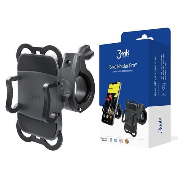 3MK Cykelhållare Pro Tillbehör - Svart Black