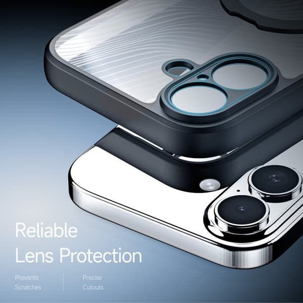 DUX DUCIS Aimo Mobilskal till iPhone 17 Kickstand TPU+PC - Svart