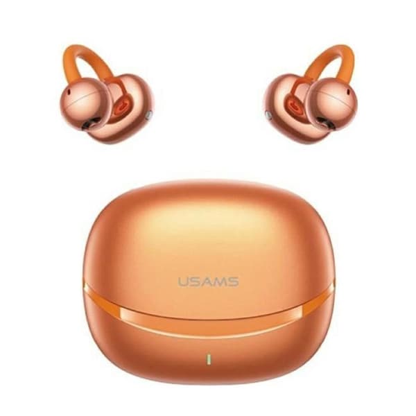 USAMS TWS In-Ear Høretelefoner Bluetooth 6.0 Echo Clip-on R03 - Orange Orange