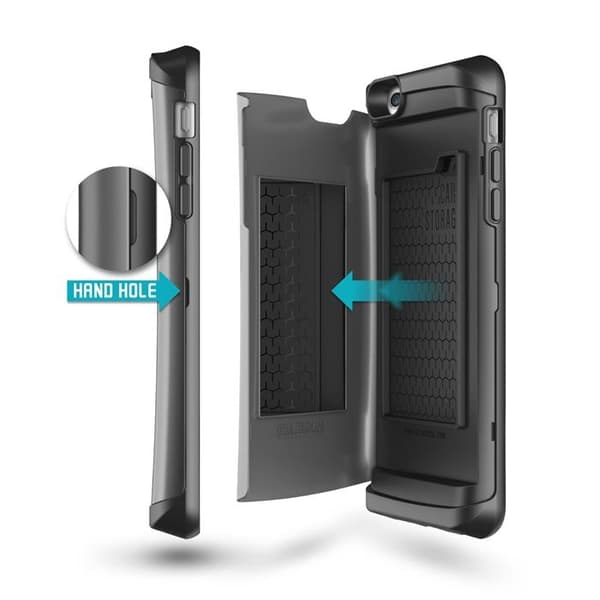 Verus Damda Veil skal med spegel till Apple iPhone 6(S) Plus (Grå) Grey