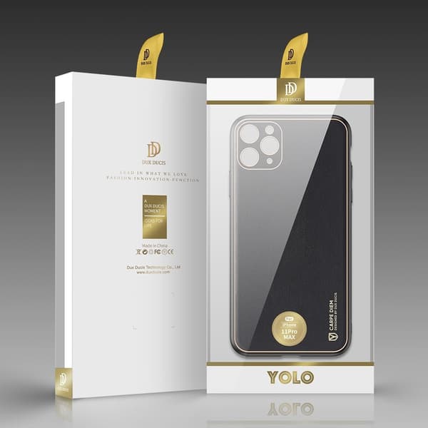 DUX DUCIS Electroplating Skal iPhone 12 Mini - Svart Svart