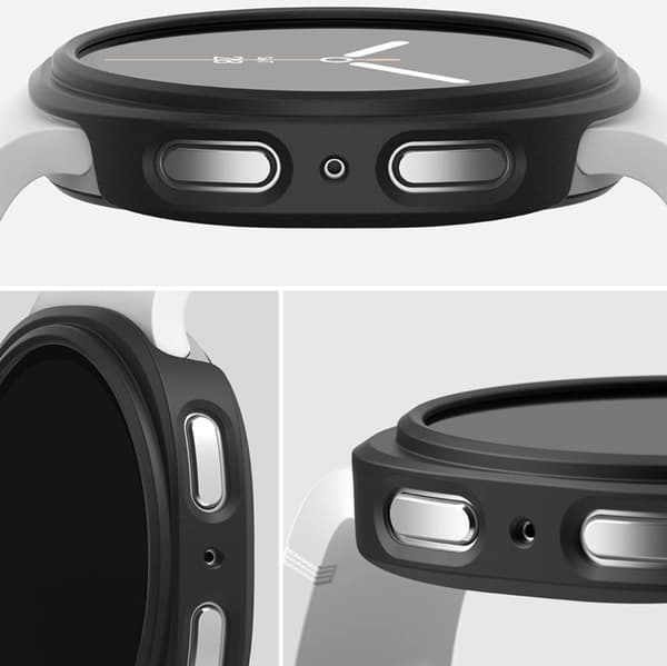 [2-Pakke] Ring Galaxy Watch 8 (44mm) Etui Slim - Sort/Klar Svart