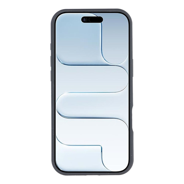 Mobilskal till iPhone Air Sugkopp Silikon med Tygfoder Svart