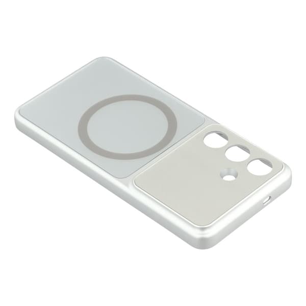 Mobilskal för Samsung Galaxy S26 Magnetiskt PC - Titan Silver