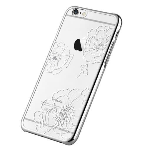 Vouni cover med rhinsten til iPhone 6 / 6S - Sølv Silver