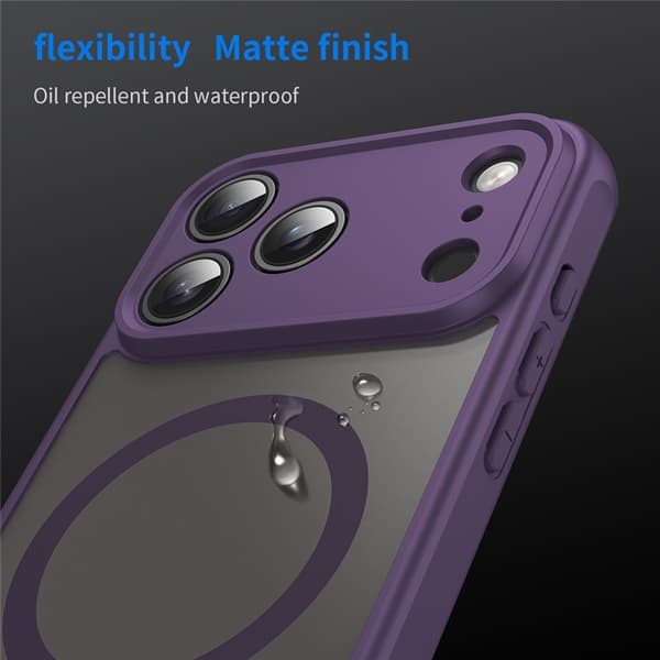 Mobilskal till iPhone 17 Pro Max MagSafe Anti Drop - Lila Lila