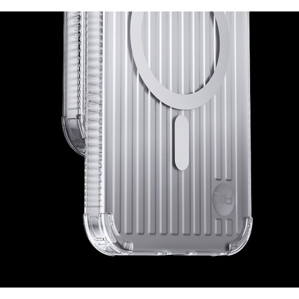 Kingxbar iPhone 14 Plus Skal Magsafe PQY Go Out - Silver