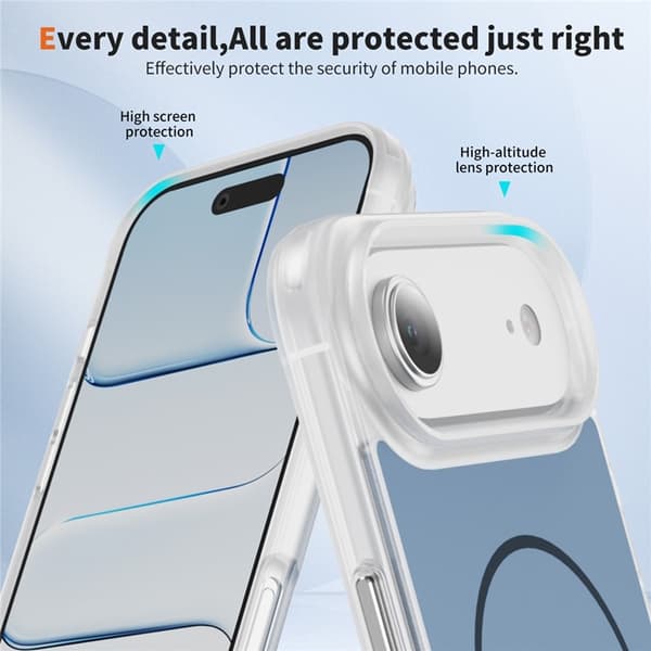 Mobilskal till iPhone Air MagSafe Skin Touch TPU PC - Blå Blå