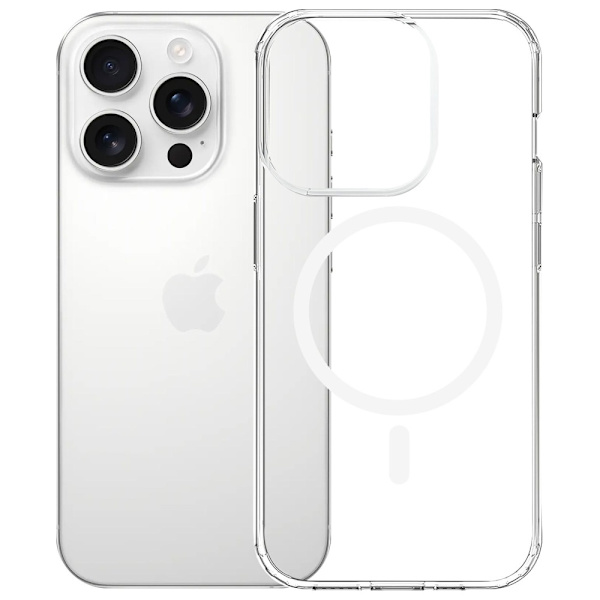 3MK Mobilskal till iPhone 15 Pro Max MagSafe Armor - Clear