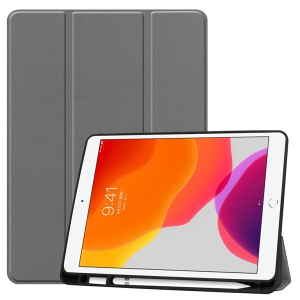iPad 10.2 (2019/2020/2021) Tri-fold etui - grå