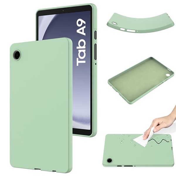 Mobilskal till Galaxy Tab A9 Silikon Anti-Scratch - Grön Grön
