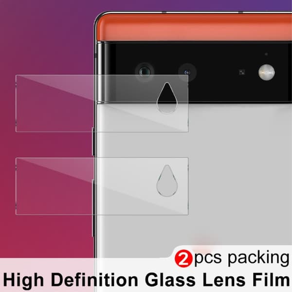 [2-PACK] Google Pixel 6 hærdet glas kameralinsedæksel
