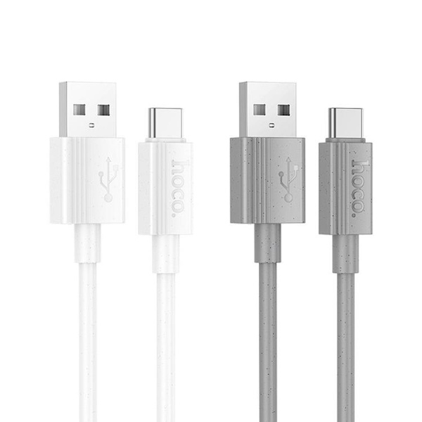 HOCO USB-A Till USB-C 1m Kabel 3A X107 -Grå Grå