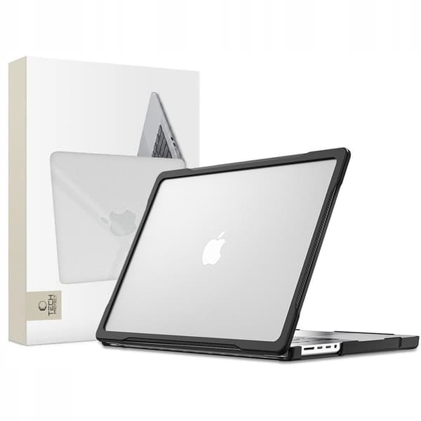 Tech-Protect Skal För Macbook Air 15 Velar - Svart/Matte Clear