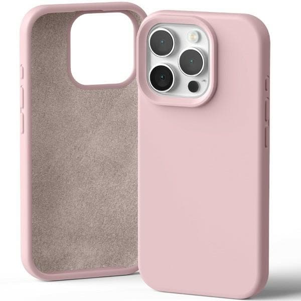 Mercury Mobilskal till iPhone 16 Pro Silikon - Rosa Sand Rosa