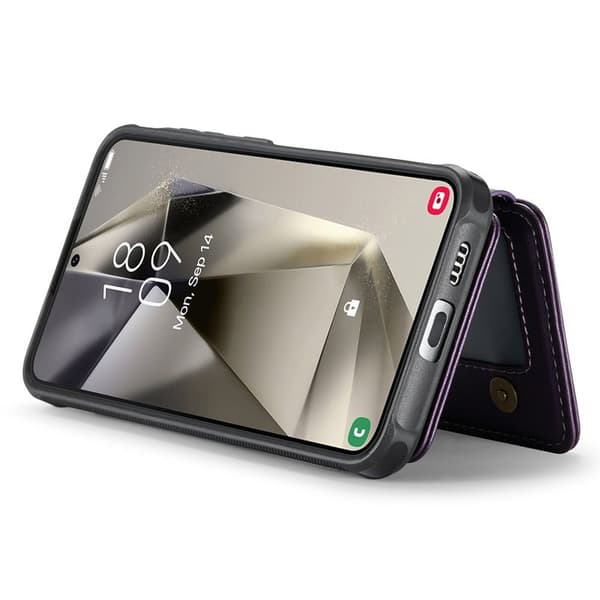 JEEHOOD J05 Mobilskal till Samsung Galaxy S24 Läder MobilLila