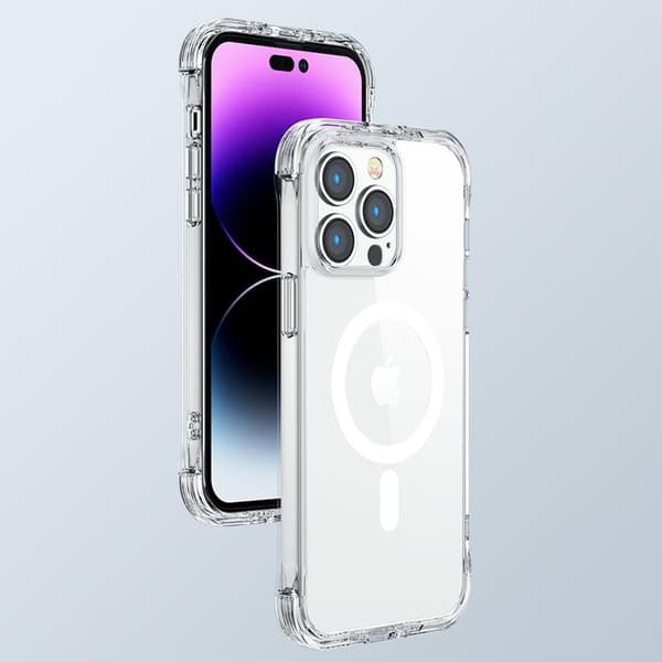 Joyroom iPhone 14 Plus Kuori Magsafe Defender Armored - Clear Transparent