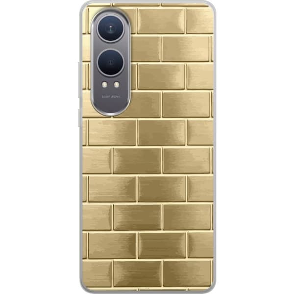 Mobilskal till OnePlus Nord CE4 Lite med Gyllene Murstenar