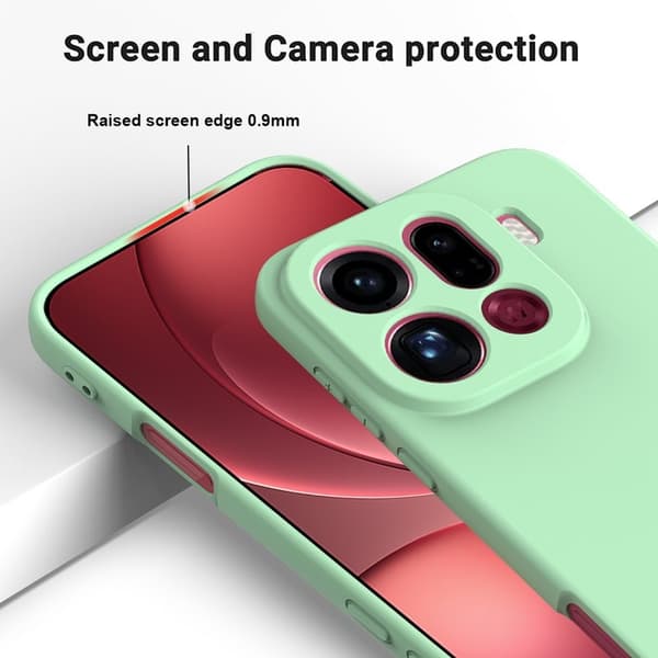 Mobilskal till Oppo Find X9 Pro 5G Silikon - Grön