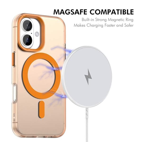 ENKAY Mobilskal till iPhone 17 MagSafe med 9H Härdat Glas - Blå Blå
