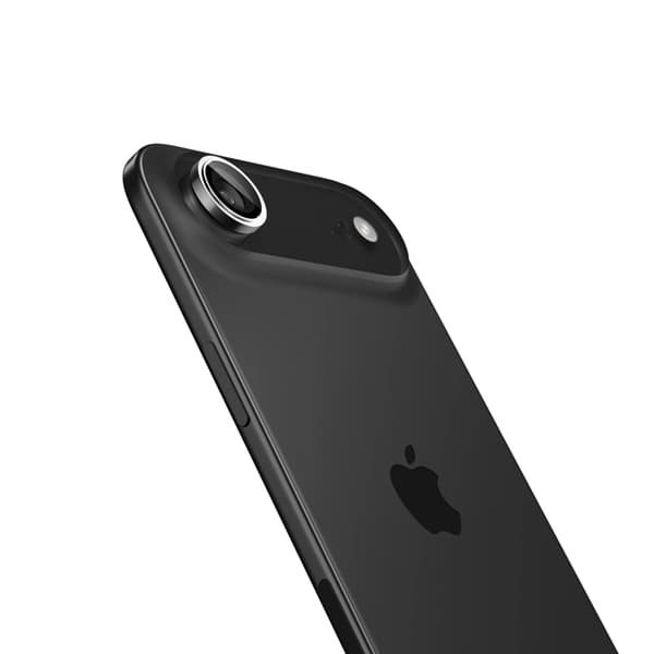 [2-Pack] Spigen iPhone Air hærdet glas kameradæksel EZ Fit - Sølv Silver