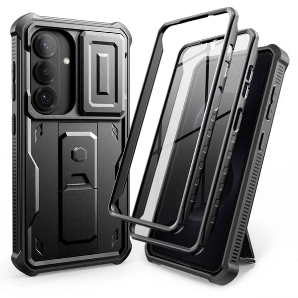 Tech-Protect telefonetuier til Galaxy S26 Kevlar Cam Plus 2-sæt Svart