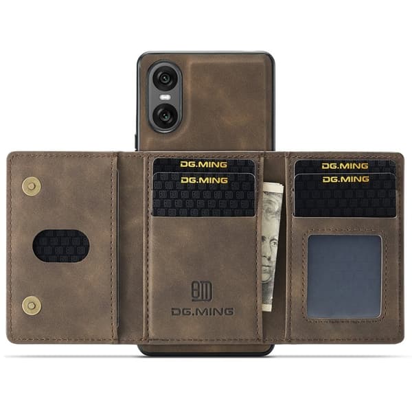 DG.MING M2 Series Mobilskal till Sony Xperia 10 VI Brun