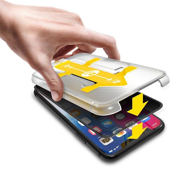 Privacy Anti-Spy Härdat Glas Skärmskydd till iPhone 8 Plus / 7 Plus Svart