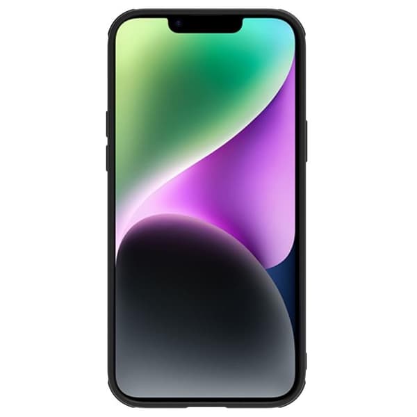 Nillkin iPhone 14 Pro Max -kotelo CamShield Läder S - Musta Black