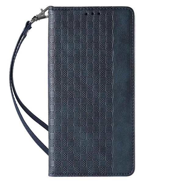Galaxy S23 Lompakkokotelo Magnet Strap - Sininen Blå