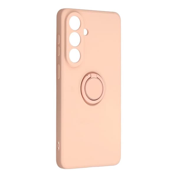Mobilskal för Samsung Galaxy S26 Plus Silikon med Ring Kickstand - Rosa